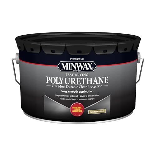 Minwax 319110000 Polyurethane, 2.5 Gallon, Semi-Gloss