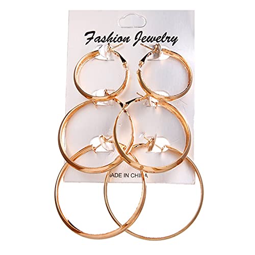 Boucles d'oreilles en argent YXWYXWA clips d'oreille steampunk 6 paires