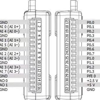 NI USB-6009 Multifunction Data Acquisition Module (779026-01 DAQ)