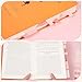 420 PCS Sticky Index Tabs, Pink Repositionable Page Markers Sticky Tab Annotation Tabs, Multi Size Paper Labels Divider Tab Stick on Small for Books Notebooks File Classification