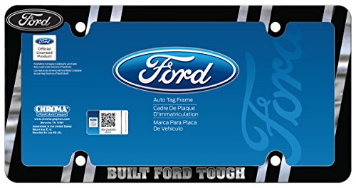 ford edge plate frame - Chroma Graphics 42528 Chrome Built Ford Tough Frame