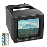 DigitPro 35mm Diabetrachter für alte Dias, Dia-Betrachter 2X Vergrößerung LED beleuchteter...