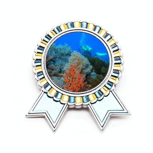 Broche poisson océan en métal pour sublimer vos tenues de plongée