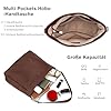befen Damen Handtasche Echtleder Henkeltasche Shopper Tasche, Weiches Hobo Umhängetasche Schultertasche Frauen Mittelgroße mit 2 Schultergurten - Einfache Klassische Elegante Kaffee #1