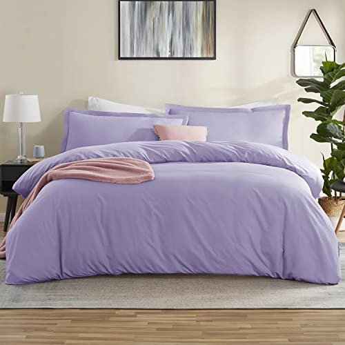 Nestl Lavender Duvet Cover Queen Size Soft Queen Duvet