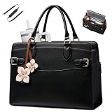 LOVEVOOK Handtasche Damen, 15,6 Zoll Laptoptasche Arbeitstasche Elegant