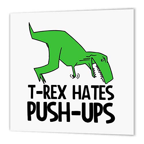 image for 3dRose ht_193328_1 T Rex Hates Push Ups, Iron on Heat Transfer Paper f
