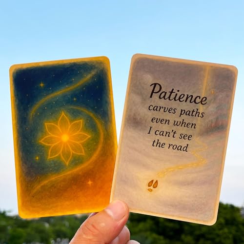 Healing Oracle Cards for Beginners, 50 Affirmations for Soothing Fear, Trusting The Unknown, Receiving Support and Becoming The Light, Self-Care Deck for Mindfulness, Meditation & Spiritual Growth - image 9