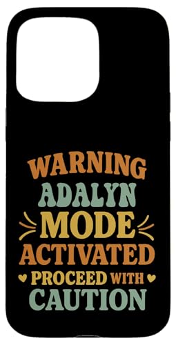 ADALYN Personalized Women's Gift Custom ADALYN �X�}�z�P�[�X iPhone 15 Pro Max �p