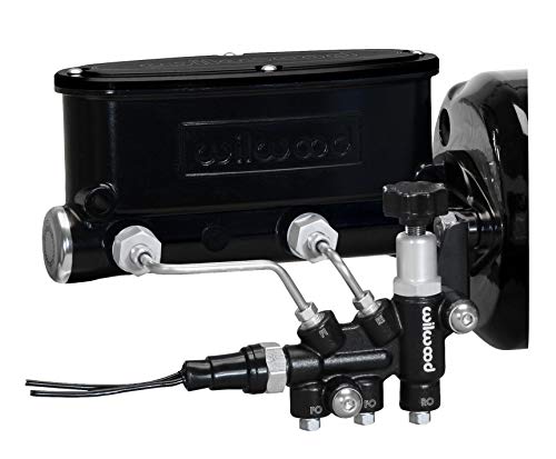 Wilwood 261-13269-Bk Aluminium Tandem Master Cylinder Kit (W/Brkt & Prop Valve 1In) #TOP3