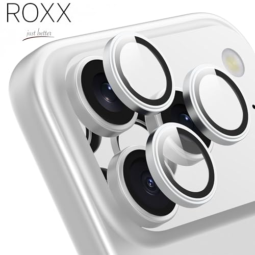 ROXX Japanese 9H Camera Protector | Silver | For iPhone 17 Pro & 17 Pro Max | Harder | Clearer | Scratch-Resistant | Perfect Fit with ROXX Cases by ROXX just better - Image 4