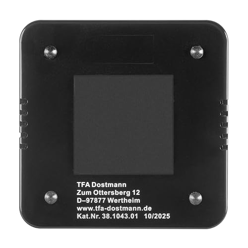 TFA Dostmann Timer da cucina analogico con frontale in acciaio inossidabile, fino a 60 minuti, 38.1043, per uova, segnale acustico, ideale per lo studio, lo sport o anche come timer da gioco, nero - Immagine 3
