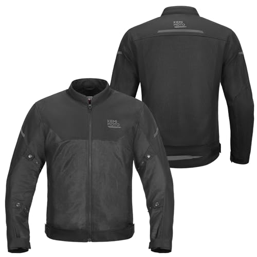 KEMIMOTO Motorcycle Jacket Men with CE...