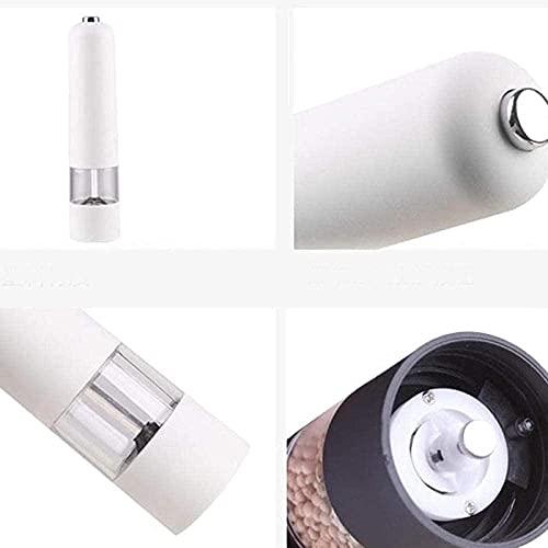 TONZN Moulin à Poivre Chili Fin 2 en 1 réglable électrique saveur de Piment Fort assaisonnement broyeur Cuisine Restaurant Outil de Cuisine - Moulin à sel Rouge moulins à sel et à Poivre (R Orange)