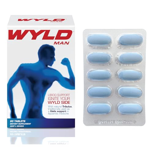WYLD Man Natural Supplement to Support a Healthy Libido with Horny Goat Weed, Guarana, Tribulus and Ginseng, 60 Tablets