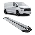 OMAC Trittbretter für Ford Transit Custom 2023-2026 L2 Aluminium 2X Silber