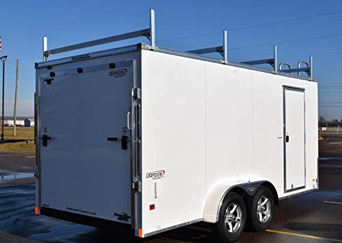 Starone Adjustable Aluminum Trailer Ladder Rack Fit For Open And Enclosed Trailers #TOP3