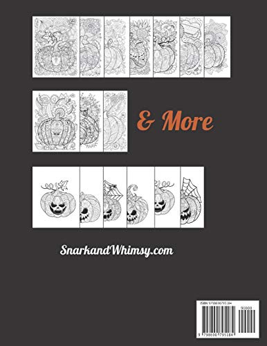 31 Days Of Pumpkins - Adult Coloring Book: Fall And Halloween Inspired Pumpkins Filled With Mandala And Floral Patterns For Relaxing Coloring. #TOP1