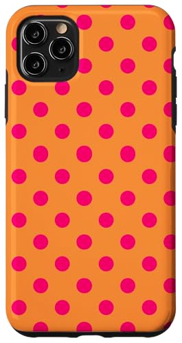 Bright Orange Polka Dot Classic Polkadots �X�}�z�P�[�X iPhone 11 Pro Max �p