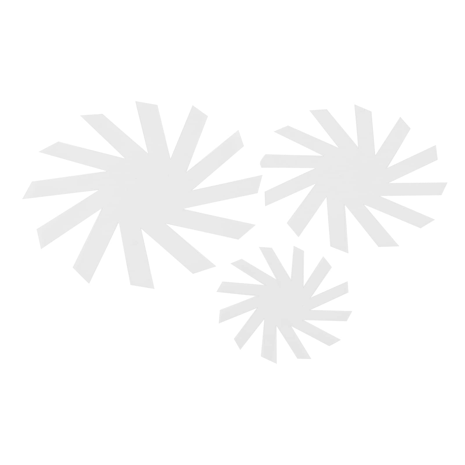 3Pcs 8in 12in 15in Woven Spiral Storage Basket Cutting Ruler Template Basket Templates For, Multifunctional Accessory For Home Use