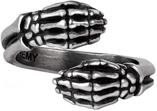 Alchemy Gothic Last Embrace Ring - W/Y - 11/12