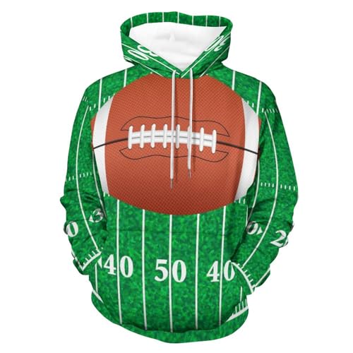 Sweatshirt de football unisexe à manches longues avec capuche taille S