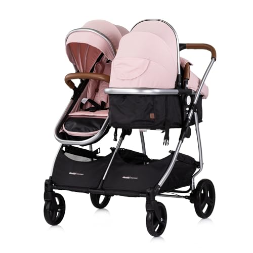 Miniatura 9 de Duo Smart Cochecito Para Gemelos O Niños De Edades Cercanas Ancho 79 Cm Rosa Sin Cosy