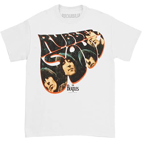 Image of Bravado Men's The Beatles Rubber Soul T-Shirt - White - Medium