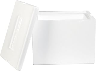 BOX USA 229F Insulated Foam Containers, 12" x 10" x 9", White