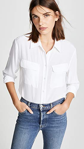 Equipment Women's Signature, Bright White, Extra Small #TOP1