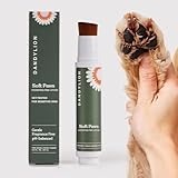 Dandylion Dog Paw Balm, Soft Paws, Paw Moisturizer for Dogs, Dog Lotion with Brush, Fragrance Free pH Balanced Lotion for Paws, Lightweight Moisture for Dry Cracked Paw Pads and Nose, 0.6 fl oz