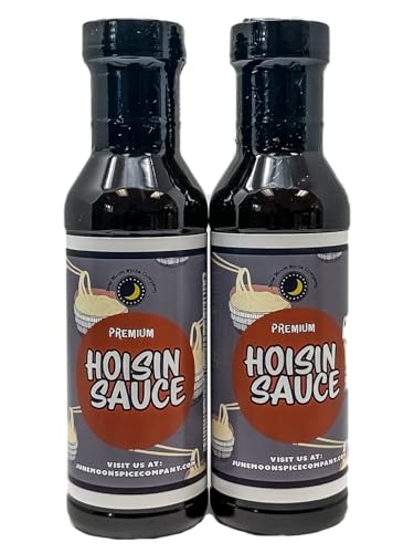 Premium | Hoisin Sauce | 2 Pack | 12 Fluid Ounce Bottles with Flavor Lock Caps | Crafted in Small Batches | Versatile Hoisin Sauce 2-Pack – Great for Dipping, Saucing, and Marinading!