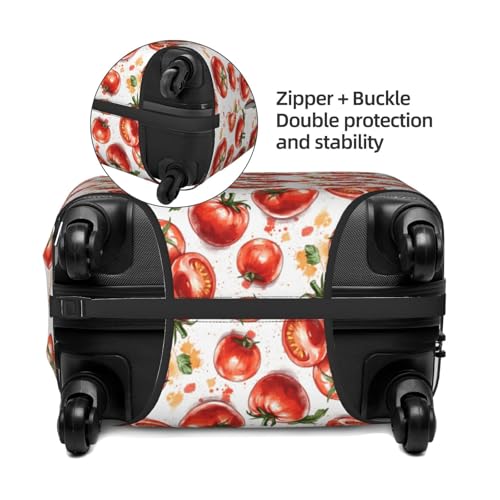 Luggage Cover Protector - Cute Tomatoes Print Fit 29-32 Inch Suitcase Covers for Luggage3