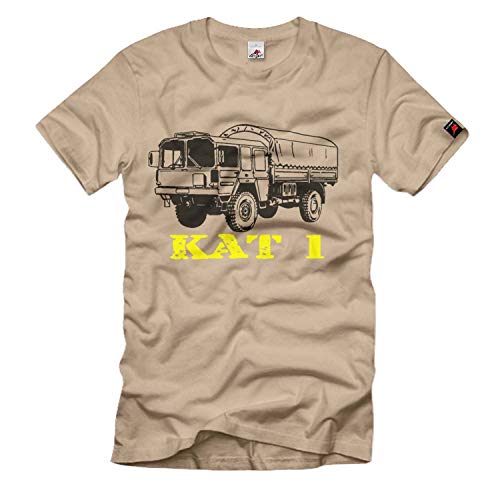 T-shirt armée allemande beige XXXL pour passionnés de camion