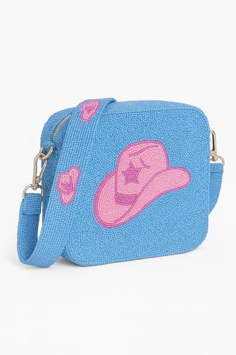 Handmade Beaded Crossbody Purse Handbag - Premium Shoulder Bag Preppy, College & Sorority Girls - Game Day Bag - Seed Bead Box Purses for Women - Tommy Bag2