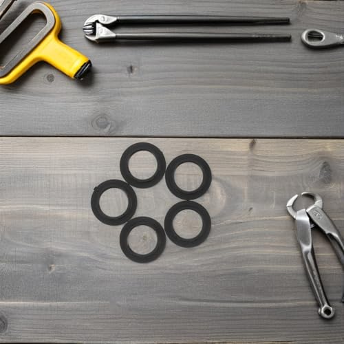 OSALADI 50pcs Black Plastic Full Thread Lamp Shade Collar Rings for E12/e14 Socket Lamp Shade Adapter Rings 32/33mm Inner Diameter Lighting Fittings for Home - Image 5