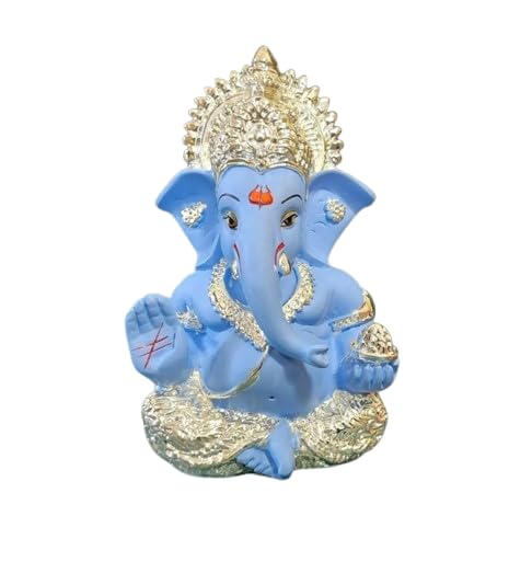 Ganesh Murti statuette décorative en résine hindoue D-29