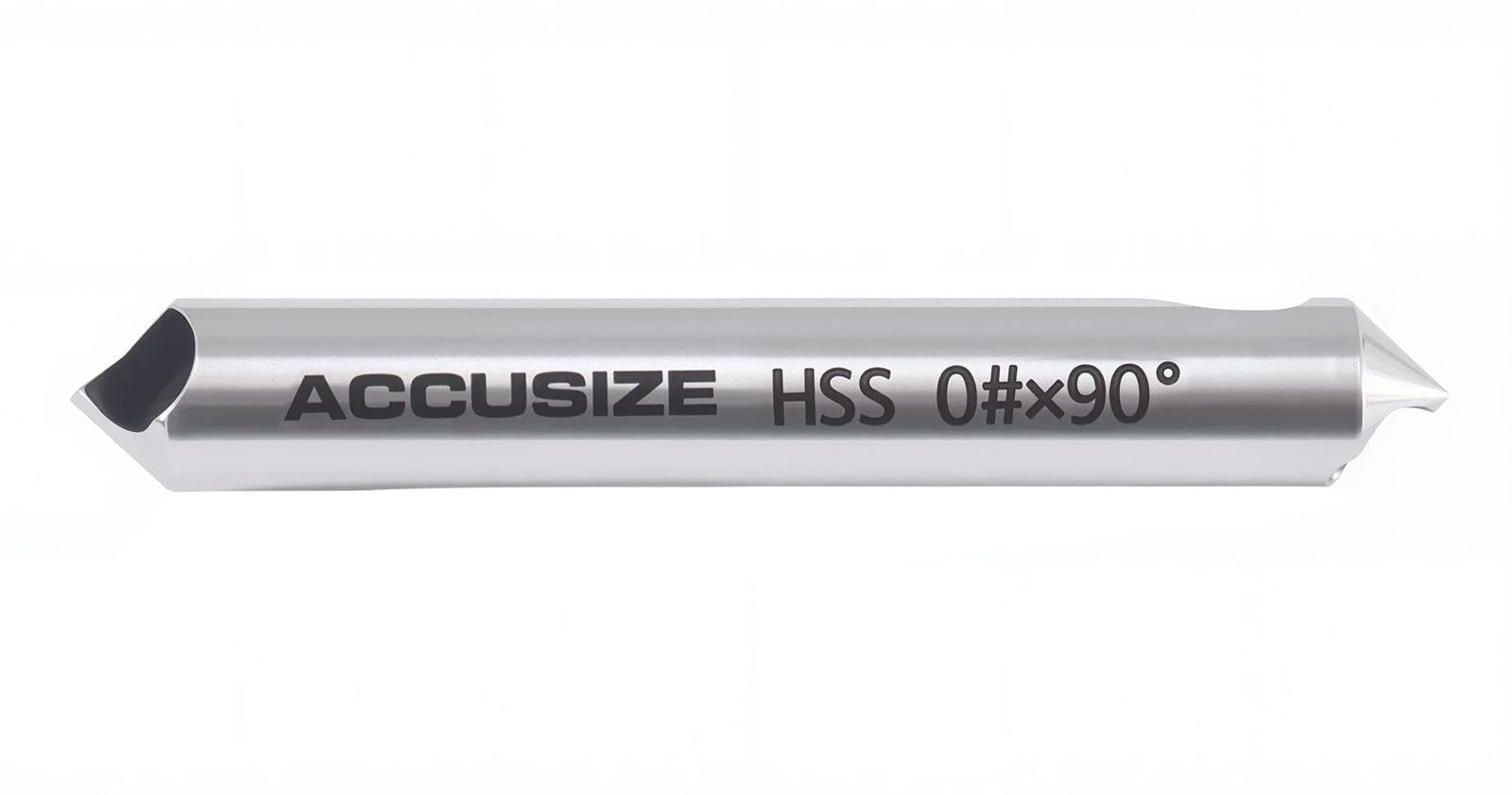 Accusize Industrial Tools Set di utensili per svasatura e sbavatura HSS, 90 gradi, 0 scanalature, 0206-0490, 5 pezzi