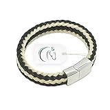 Die Armbandlänge beträgt 18 bis 21 cm. Verschluss: Magnet - Breite: 1 cm