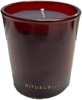 RITUALS Bougie parfumée relaxante à base de rose indienne et d'huile d'amande douce - 70 % de cire naturelle - 50 heures de combustion - Méditation - Rouge - Unisexe