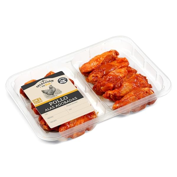 Alas adobadas de pollo Selección de Dia bandeja 450 g aprox.