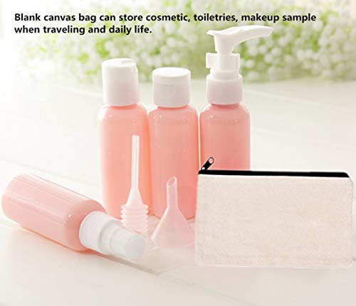 Lifeunite 10 Pcs Canvas Makeup Bag Cosmetic Pouch Blank Zipper Bag-9.1 × 5.9 Inch #TOP3