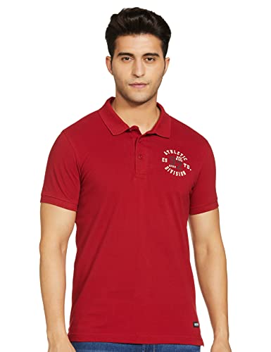 Image of Spykar Men's Cotton Solid Slim Fit T-Shirt