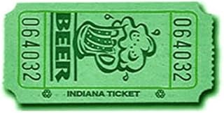 Green Beer Ticket Roll
