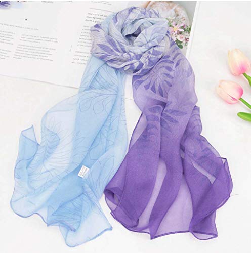 Image of Acotavie Scarfs for Women Lightweight Fashion Scarves Print Floral Pattern Scarf Shawl Wraps