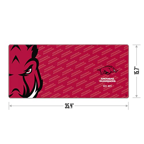 Image of YouTheFan NCAA Arkansas Razorbacks Logo Series Desk Pad