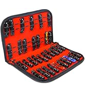 Knife Case, Pocket Knife Display Case, Small Knife Case Storage with 40 Slots, Folding Knife Orga...