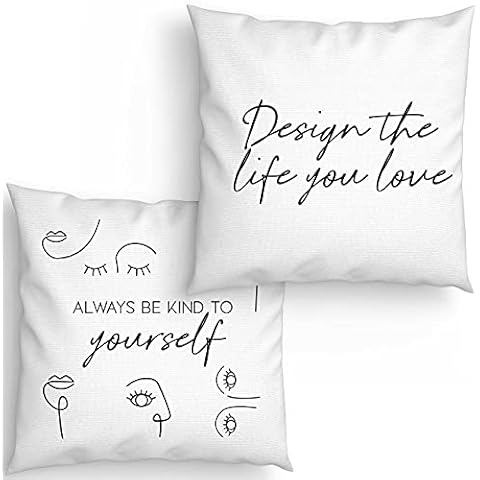 Papierdrachen Juego de 2 cojines Always be Kind to yourself Cover