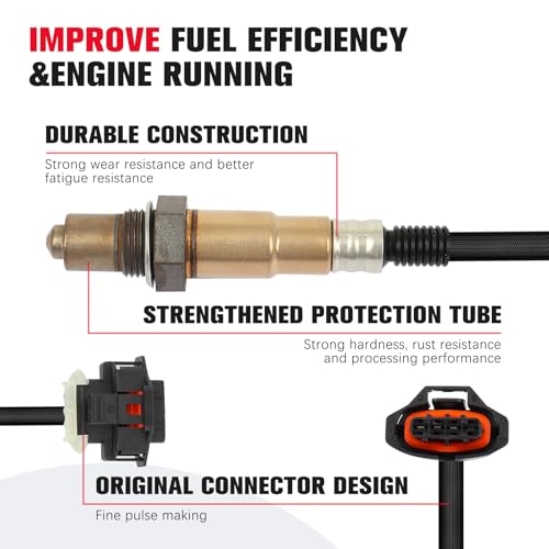 O2 Sensor 4PCS Upstream Downstream Oxygen Sensor Bank 1 Sensor 1 Bank 2 Sensor 2 Replacement for 2002-2003 for Saturn Vue 3.0L 2003-2004 for Cadillac CTS 3.2L by QIJIAUTO - Image 4