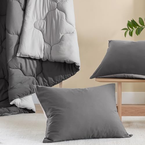 Comfort Spaces Vixie Comforter Set, Twin/Twin XL, 2 Piece, Grey by Comfort Spaces - Used condition - Image 8